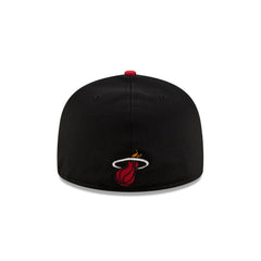 New Era Miami Heat Dashmark Mesh Black White Red Gray 59Fifty 5950 Patch Fitted