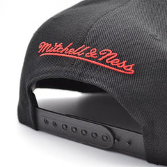 Mitchell And Ness Miami Heat THERMAL MAP Black Blue Gray Patch Snapback Cap Hat