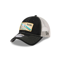 New Era Miami Marlins Black White Gray 9Twenty 920 Adjustable Patch Cap Hat