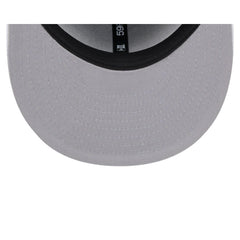 New Era Miami Marlins Jacquard Crown White Gray 59Fifty 5950 Patch Fitted Hat