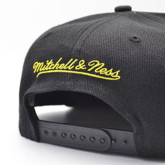 Mitchell And Ness Michigan Wolverines FRONT LOADED Black Yellow Green Snapback