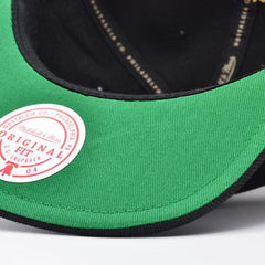 Mitchell And Ness Michigan Wolverines FRONT LOADED Black Yellow Green Snapback
