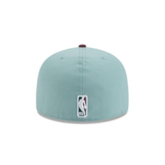New Era Milwaukee Bucks Beach Kiss Blue Gray 59Fifty 5950 Patch Fitted Cap Hat
