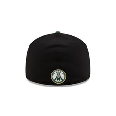 New Era Milwaukee Bucks Dashmark Mesh Black Green Gray 59Fifty 5950 Patch Fitted