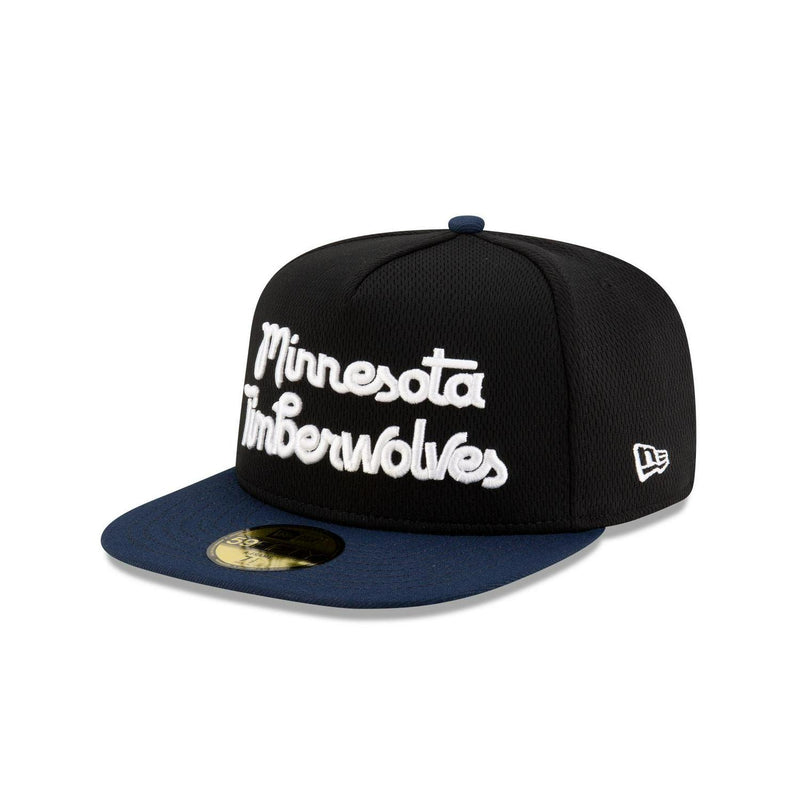 New Era Minnesota Timberwolves Dashmark Mesh White Blue Gray 59Fifty 5950 Fitted