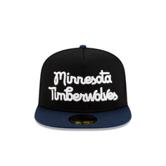 New Era Minnesota Timberwolves Dashmark Mesh White Blue Gray 59Fifty 5950 Fitted