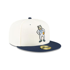 New Era Minnesota Timberwolves Mascot White Blue Gray 59Fifty 5950 Patch Fitted