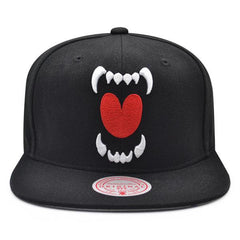 Mitchell And Ness Minnesota Timberwolves LOGO REMIX Black Red Gray Snapback