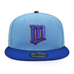 New Era Minnesota Twins BOMBA SQUAD Sky Royal Gray Red 59Fifty 5950 Patch Fitted
