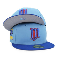 New Era Minnesota Twins BOMBA SQUAD Sky Royal Gray Red 59Fifty 5950 Patch Fitted