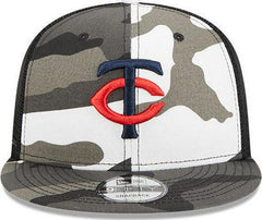 New Era Minnesota Twins Camo Gray White Black Red Blue 9Fifty 950 Patch Snapback