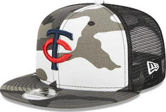 New Era Minnesota Twins Camo Gray White Black Red Blue 9Fifty 950 Patch Snapback