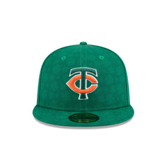 New Era Minnesota Twins St. Patrick's Day 2025 Green Gray 59Fifty 5950 Fitted