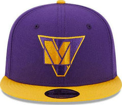 New Era Minnesota Vikings Yellow Gray Black White 9Fifty 950 Patch Snapback Hat