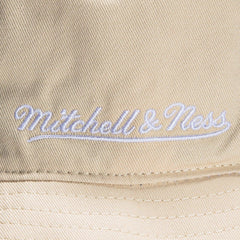 Mitchell And Ness Brooklyn Nets Off White Blue Red Bucket Cap Hat