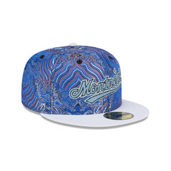 New Era Montreal Expos Jacquard Crown White Gray 59Fifty 5950 Patch Fitted Hat