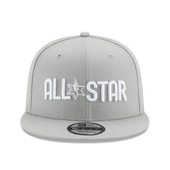 New Era NBA All-Star Game Gray White 9Fifty 950 Patch Snapback Cap Hat