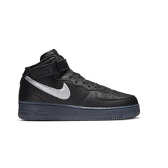 NIKE AF1 MID '07 PREMIUM BLACK METALLIC SILVER DX3061-001 Sneaker Shoe Trainer