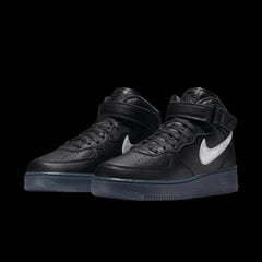 NIKE AF1 MID '07 PREMIUM BLACK METALLIC SILVER DX3061-001 Sneaker Shoe Trainer