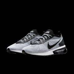 NIKE AIR MAX FLYKNIT RACER Black Grey Silver White DJ6106-002 Sneaker Shoe