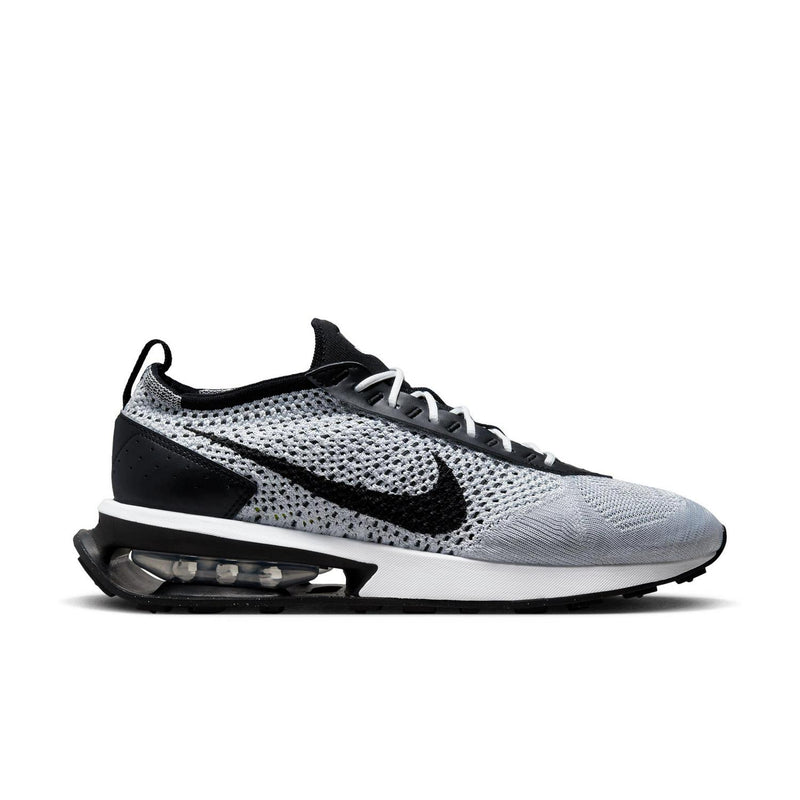 NIKE AIR MAX FLYKNIT RACER Black Grey Silver White DJ6106-002 Sneaker Shoe