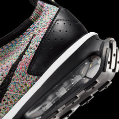 Wmns NIKE AIR MAX FLYKNIT RACER Pink Black Silver White :DM9073-300 Sneaker Shoe