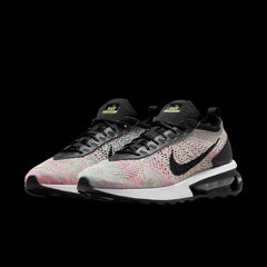 Wmns NIKE AIR MAX FLYKNIT RACER Pink Black Silver White :DM9073-300 Sneaker Shoe