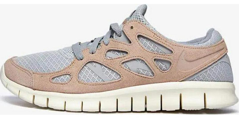 NIKE FREE RUN 2 FOSSIL STONE Pink White Blue Purple 537732-013 Sneaker Shoe