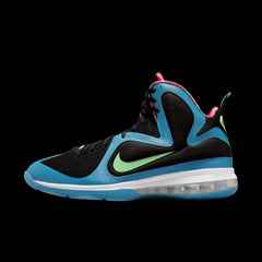 NIKE LEBRON IX SOUTH COAST Blue Black Green Pink White DO5838-001 Sneaker Shoe