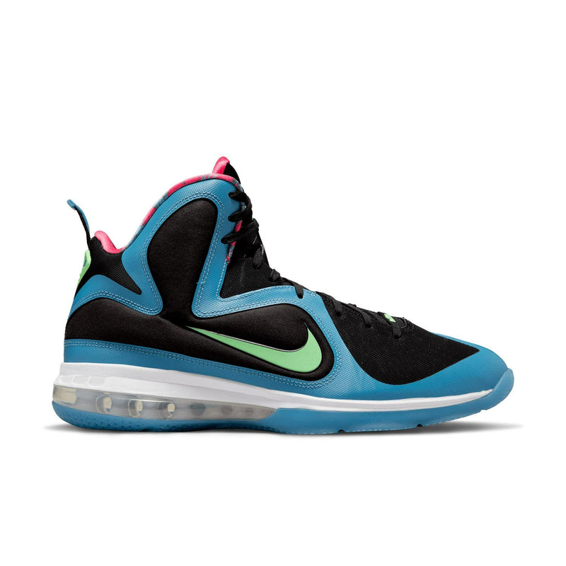 NIKE LEBRON IX SOUTH COAST Blue Black Green Pink White DO5838-001 Sneaker Shoe
