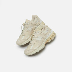 New Balance 2002R Sandstone Beige White Orange Brown NBM2002RDQ Sneaker Shoe