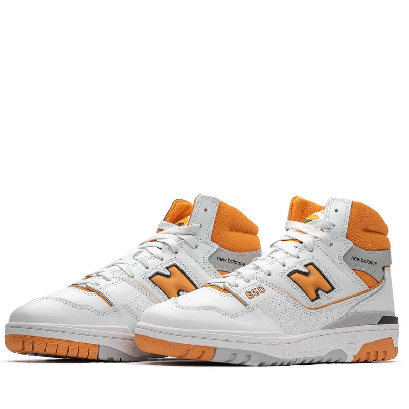 New Balance 650R White Canyon Orange Grey BB650RCL Sneaker Shoe Trainer
