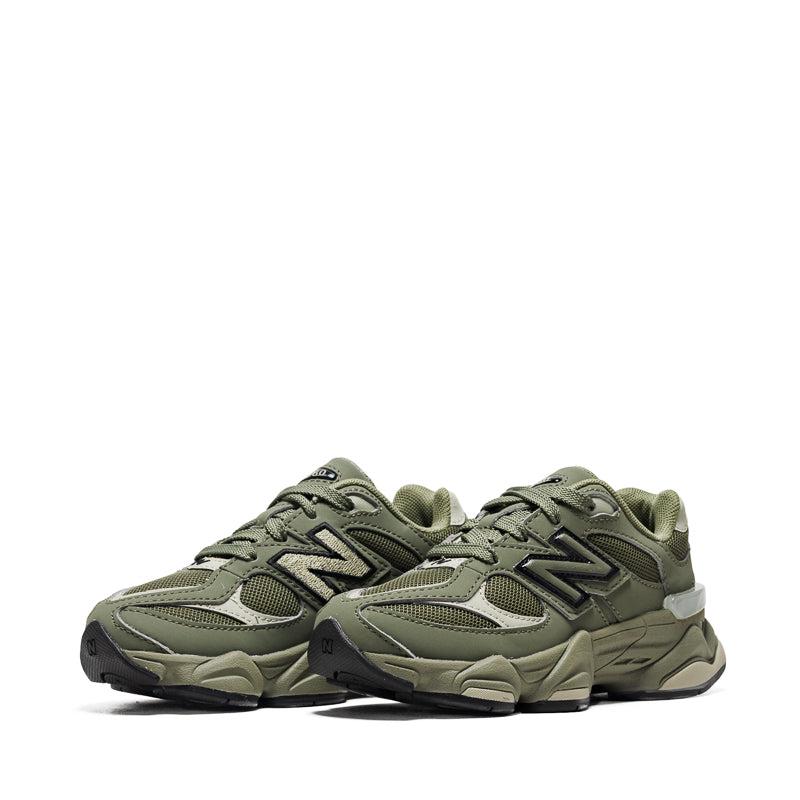 Kids New Balance 9060 TD Dark Olivine Green Gray Beige IV9060GD Shoe Sneaker