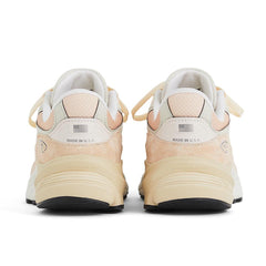 New Balance 990v6 Made In USA Vintage Rose White Black Beige U990VR6 Sneaker