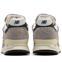 New Balance Made In USA 998 Grey Navy Blue Black White U998TA Sneaker Shoe