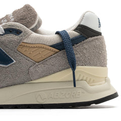 New Balance Made In USA 998 Grey Navy Blue Black White U998TA Sneaker Shoe