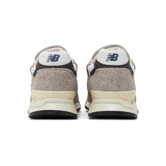 New Balance Men's 998 MiUSA Grey Day '23 Navy blue Beige White Shoe Sneaker