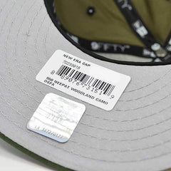 New Era England Patriots Brown Camo Black Gray Red 9Fifty 950 Patch Snapback