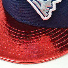 New Era England Patriots Blue White Red Gray Black 9Fifty 950 Patch Snapback