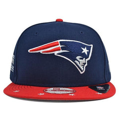 New Era England Patriots Red White Blue 9Fifty 950 Patch Snapback Cap Hat