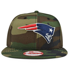 New Era England Patriots Brown Camo Black Gray Red 9Fifty 950 Patch Snapback