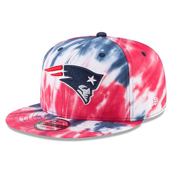 New Era New England Patriots Marble Pink Blue White 9Fifty 950 Patch Snapback