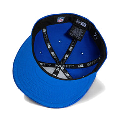 New Era LA Rams National League Royal Blue Yellow White 59Fifty 5950 Fitted Hat