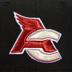 New Era Arizona Cardinals Black Cardinal Red Green 59Fifty 5950 Patch Fitted Hat