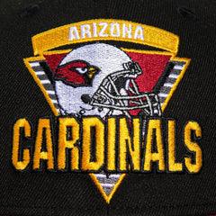 New Era Arizona Cardinals Black Cardinal Red 59Fifty 5950 Patch Fitted Cap Hat