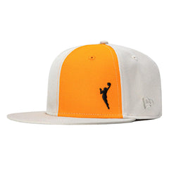 New Era Phoenix Mercury WNBA Stone Light Orange Gray 59Fifty 5950 Patch Fitted