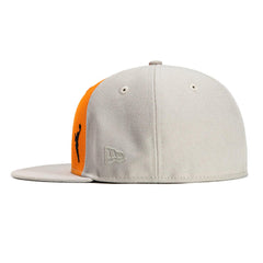 New Era Chicago Sky WNBA Stone Light Orange Gray 59Fifty 5950 Patch Fitted Cap