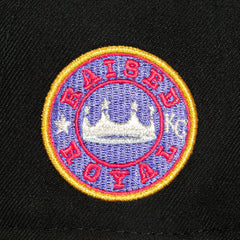 New Era Kansas City Royals Black Red Gold Green 59Fifty 5950 Patch Fitted Hat