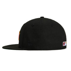 New Era Kansas City Royals Black Red Gold Green 59Fifty 5950 Patch Fitted Hat