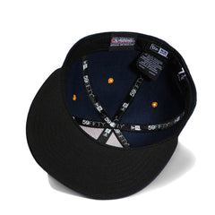 New Era Nashville Brewskis Gold Light Navy Black 59Fifty 5950 Patch Fitted Hat